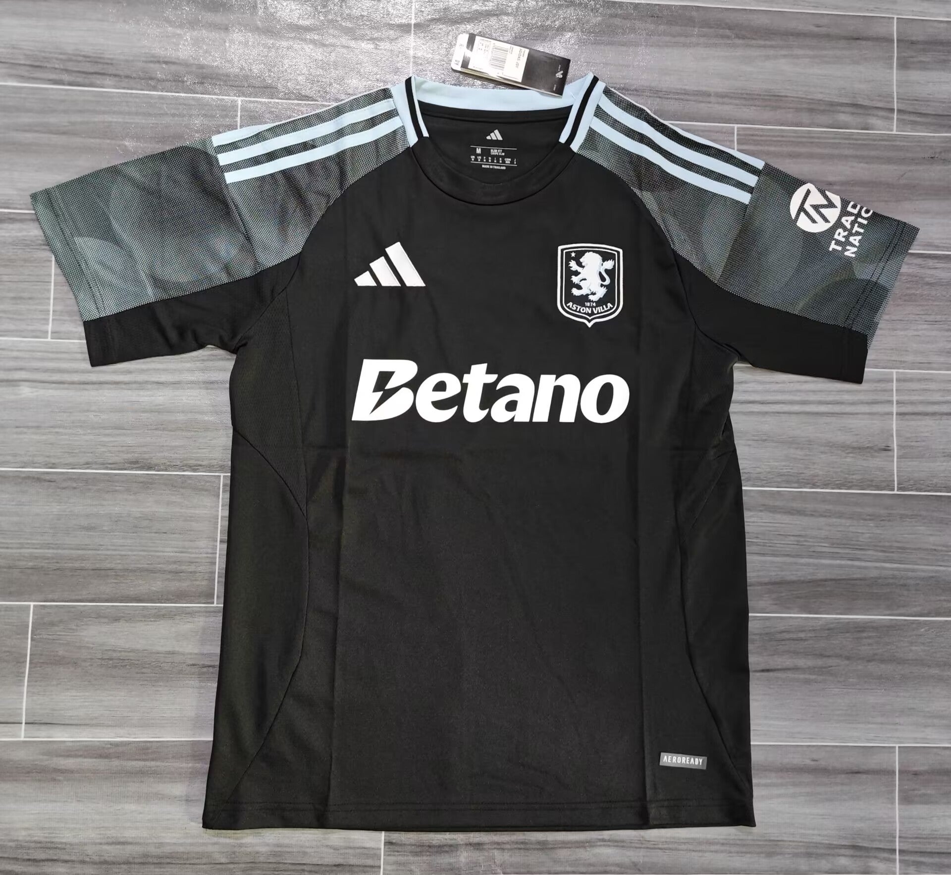 Camiseta Aston Villa Alternativa Negra 2024