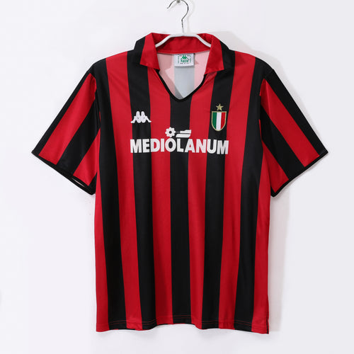 Camiseta AC Milan 1989-1990 – Local Manga Corta